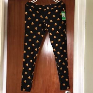 NWT Thanksgiving Pie Leggings